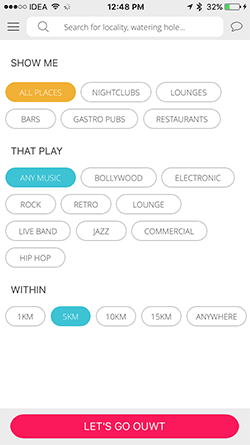 Nightlife discovery app OUWT gets $150K