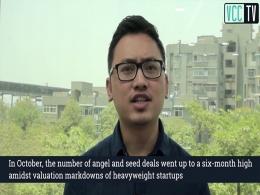 What does angel, seed funding trend show?