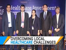 How can global firms tackle challenges in India's healthcare sector?