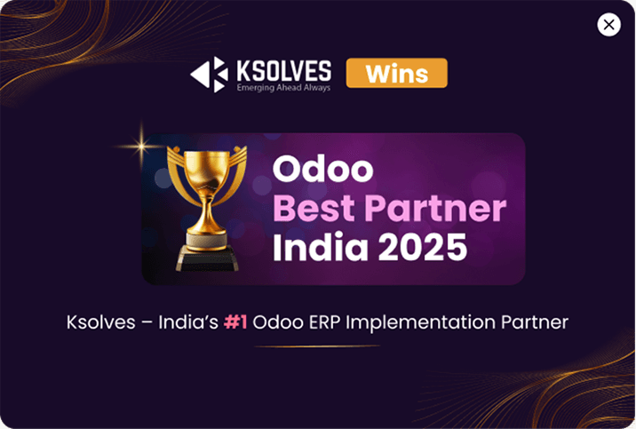 Ksolves India Limited Crowned "Odoo Best Partner India 2025" Award