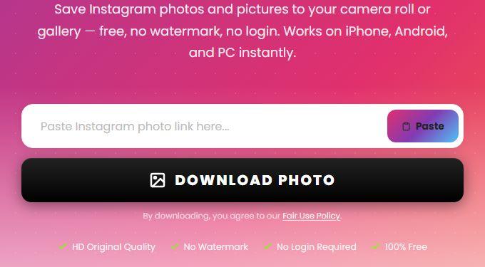 Can we just download them? Indian D2C brands and the Instagram photos they do and do not own