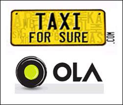 What does Ola gain from TaxiForSure?