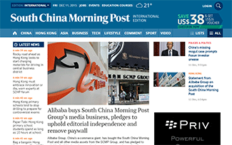 Alibaba to buy South China Morning Post for $266M