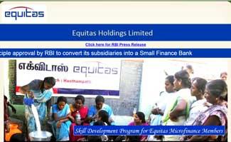 Equitas gets small finance bank licence