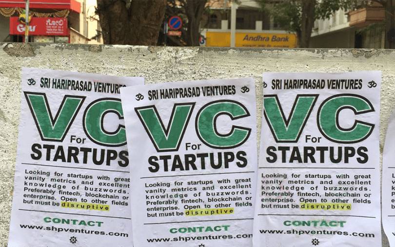 Vanity metrics in order? Sri Hariprasad Ventures will fund you