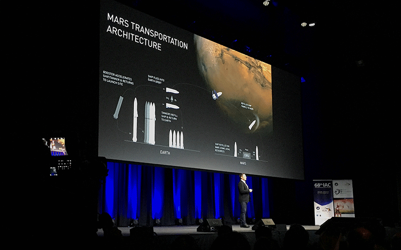 Musk’s SpaceX shrinks Mars rocket ship to cut costs