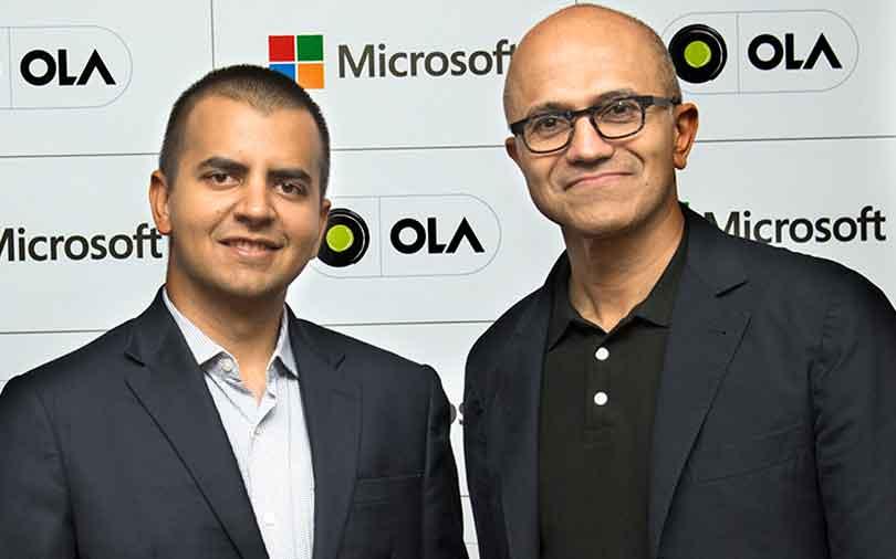 Ola ties up with Microsoft for connected car platform