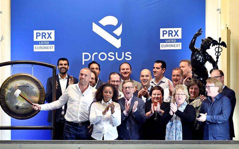 Naspers spin-off Prosus soars 25% on Amsterdam trading debut