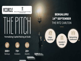 Over two dozen investors to pick startups at VCCircle's The Pitch in Bengaluru